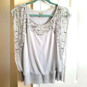 Cache Sleeveless Blouse- L